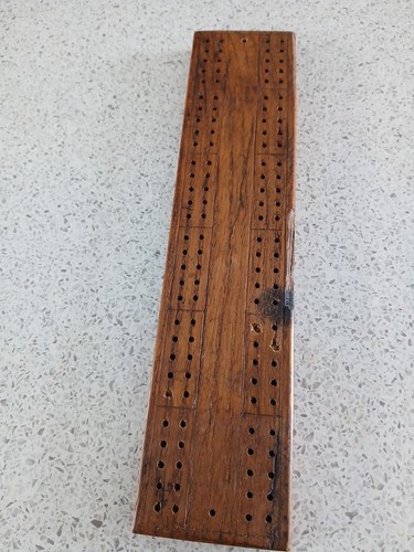 Vintage wooden cribbage - vintage,