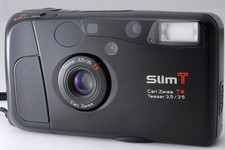 Fully Works [Near MINT] Kyocera Slim T Yashica T4 Black Film Camera From JAPAN