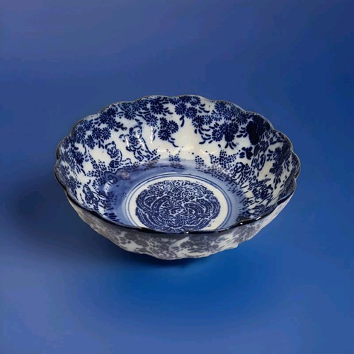 Antique blue and white imari - blue,