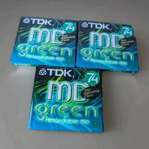 Tdk minidisc green - x,