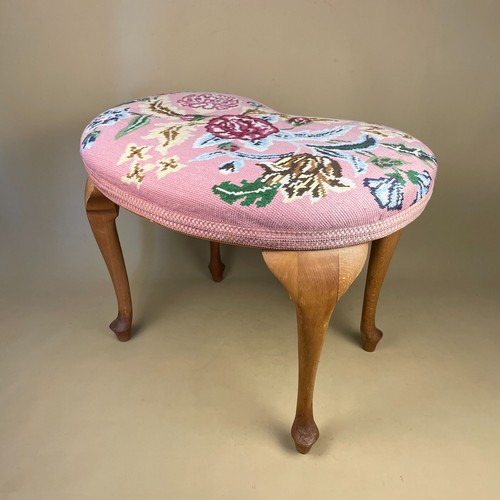 Pink tapestry stool - pink,
