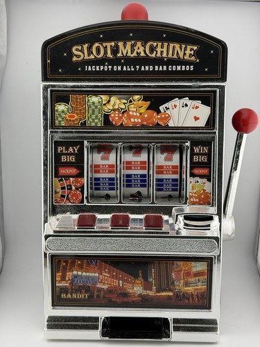 Slot machine coin bank casino - machine,