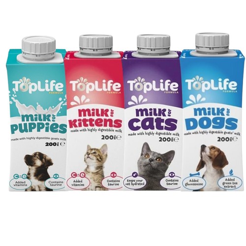 Toplife pet milk 200ml for - pet,