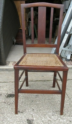 Vintage antique oak bergere - vintage,