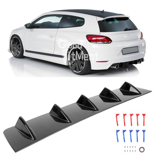 Rear bumper diffuser spoiler - rear,