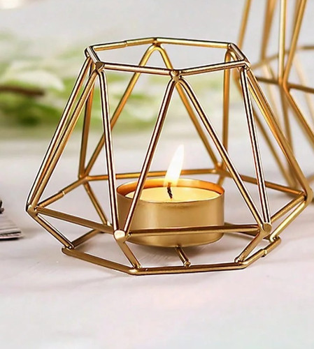 Geometric design tea light - tea,