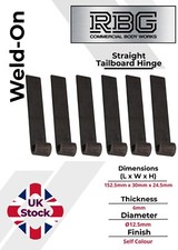 6x Trailer Straight Hinge Weld on Self Colour Tailgate Truck Tipper Trailer Drop