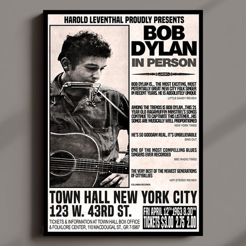 Bob dylan 1963 new york - new,