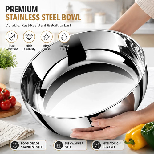 Large 32cm stainless - large, steel