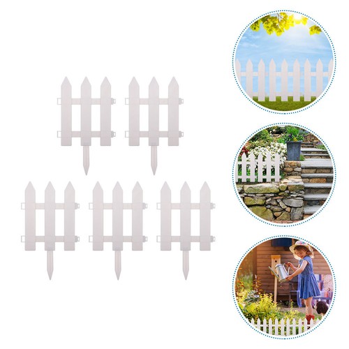 White reusable plastic garden - white,