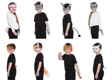 Child Animal Mask & Tail Fancy