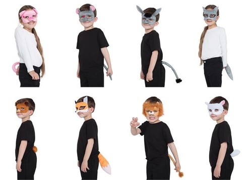 Child animal mask tail fancy - tail,