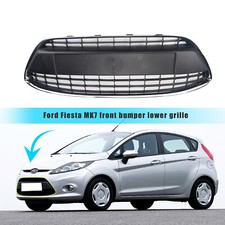 FRONT BUMPER CENTRE GRILLE WITH CHROME TRIM FOR 2008-2012 FORD FIESTA MK7