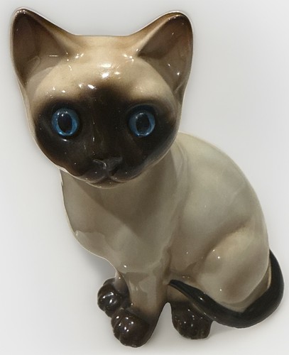 Vintage enesco siamese cat - vintage,
