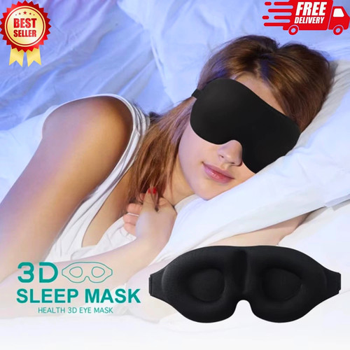 Soft padded sleep mask eye - padded, 3d