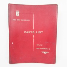Rolls Royce Silver Cloud II Bentley S2 PARTS LIST CATALOGUE ORIGINAL