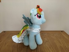 Large 15" My Little Pony Build A Bear Rainbowdash Plush Soft Toy - Collectable