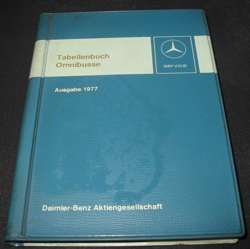 Tabellenbuch mercedes omnibus - tabellenbuch,