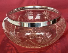 Antique Cut Glass Fruit Bowl