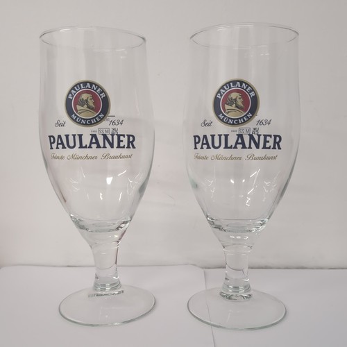 Paulaner pint glasses - 2,