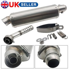 440mm Universal Motorcycle Muffler Exhaust Pipe For BMW Yamaha Kawasa UK