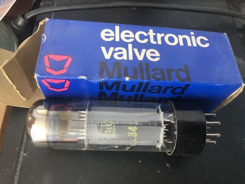 Mullard el34 electronic valve - mullard,