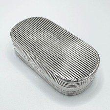 GEORGE III RIBBED SNUFF BOX