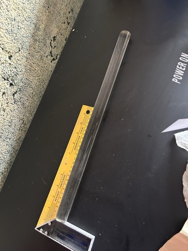 Original vintage glass pole - vintage,