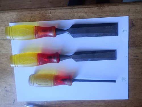 Marples chisels 1 - chisels,, 1.25",1"