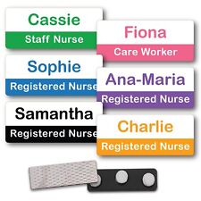Hello My Name Is Badge SMN Student Nurse Midwife GP Doctor Colour Magnet Pin Tag