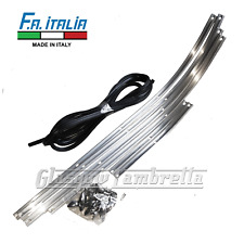 Vespa Small Frame Italian FLOOR RUNNER CHANNELS RUBBERS & FIXINGS KIT  FA Italia