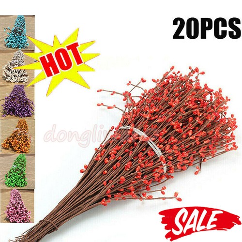 20x christmas artificial berry - artificial,