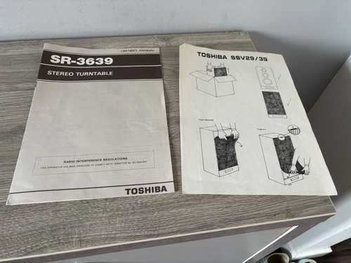 Vintage toshiba 3639 stereo - vintage, sr-3639