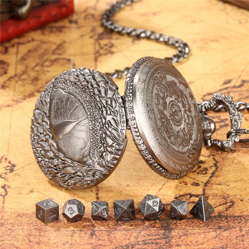 7pcs solid metal polyhedral - 7pcs,