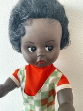 vintage Palitoy doll Black Baby Doll 14" tall Side Looking Eyes