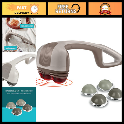 Percussion massager with - massager, heat