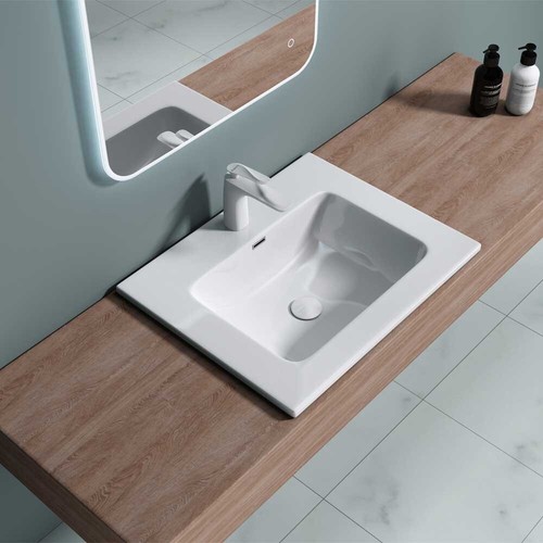 Bathroom wash basin vanity - basin,