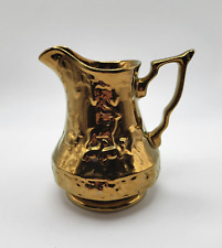 Wade Royal Victoria Pottery Deer Scene Golden Jug