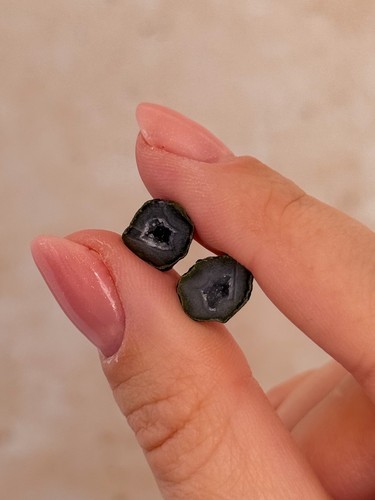 Tabasco mini geode pair - tabasco,