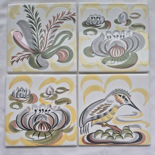 Vintage tiles set - of, 4