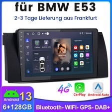 6+128G For BMW 5 Series E39 X5 E53 7 Series E38 Android 13 Carplay Car Stereo GPS SAT NAV DAB+