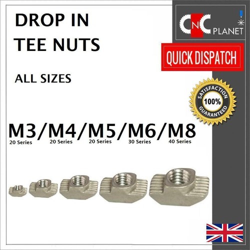 Drop in t nut - m8,