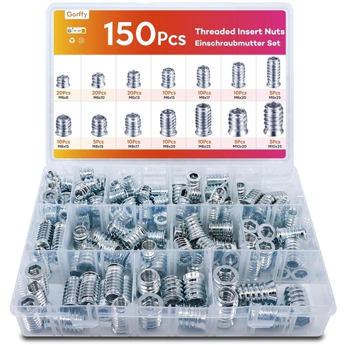 Threaded inserts for wood - for,