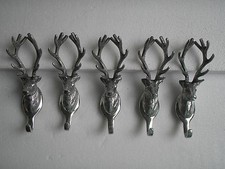 Metal wall mount stag head