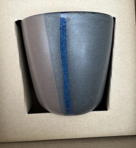 Sunnju ceramic mug grey - ceramic, grey/blue