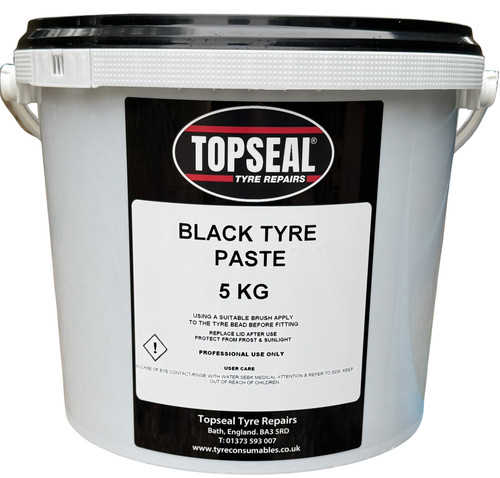 Black tyre bead paste - black,