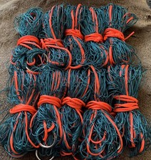 10 x 6z GREEN 4ft NYLON RABBIT PURSE NETS FERRETING PEST CONTROL HUNTING