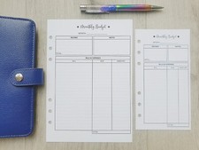 BUDGET Tracker A5 Personal