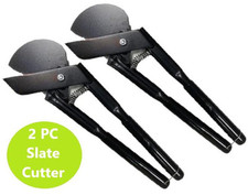 Slate Cutter 6mm Spring Loaded Roof Tile Cutting Trimming Guillotine Tool 2Pc