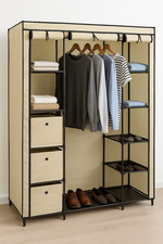 Wardrobe with Shelves and Cube